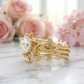 Hexagon Lab Grown Diamond Ring Set