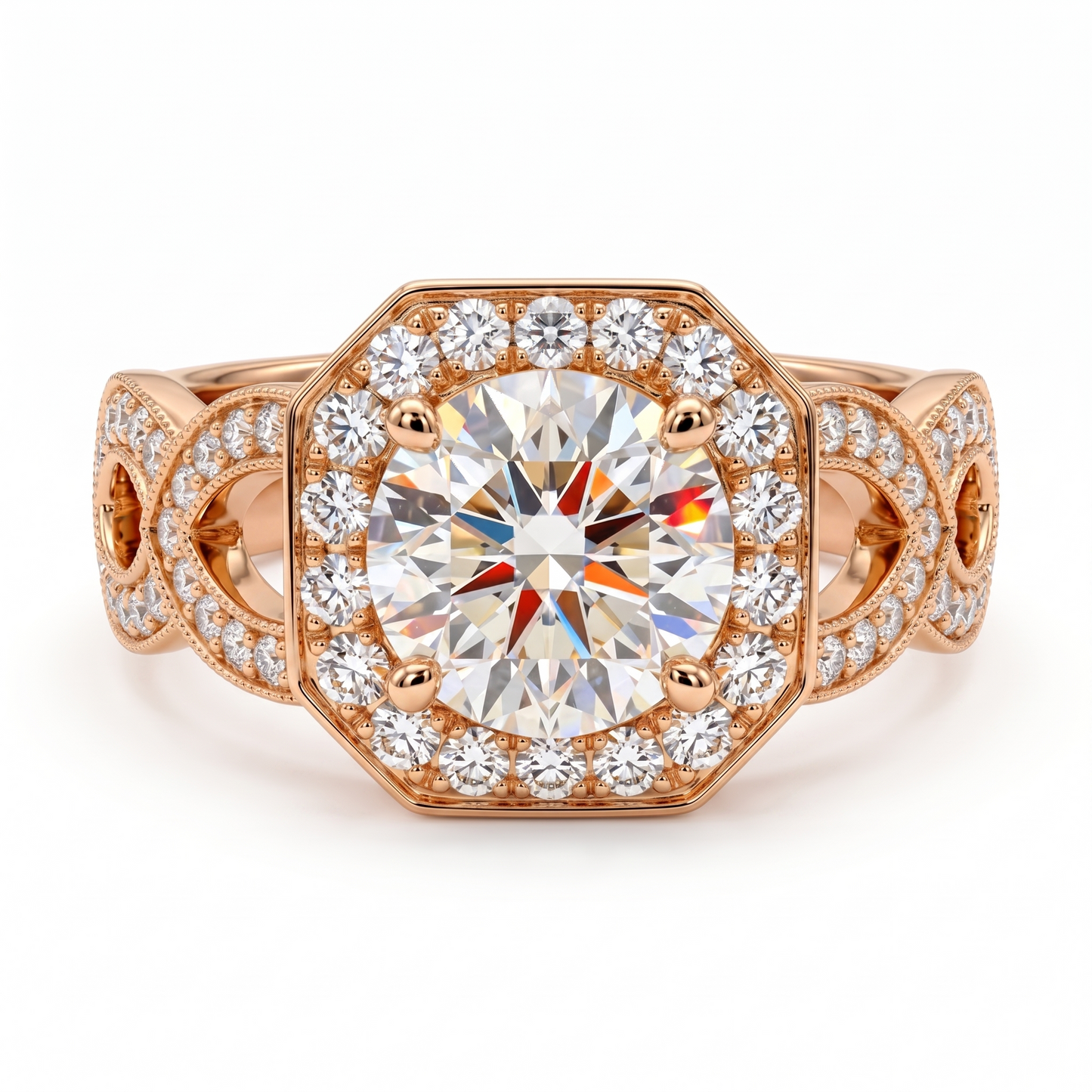 2.00ct Round Cut Lab-Grown Engagement Ring