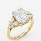 lab grown radiant cut engagement ring​

