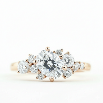 1.34 ct Oval Lab-Grown Engagement Ring
