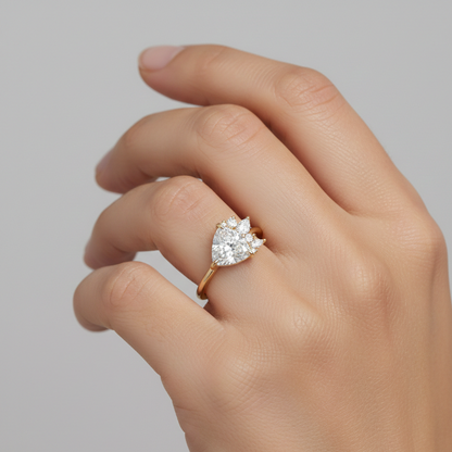 2.40 ct Trillion Cut Lab-Grown Diamond Engagement Ring
