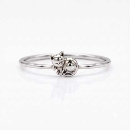gold cat ring