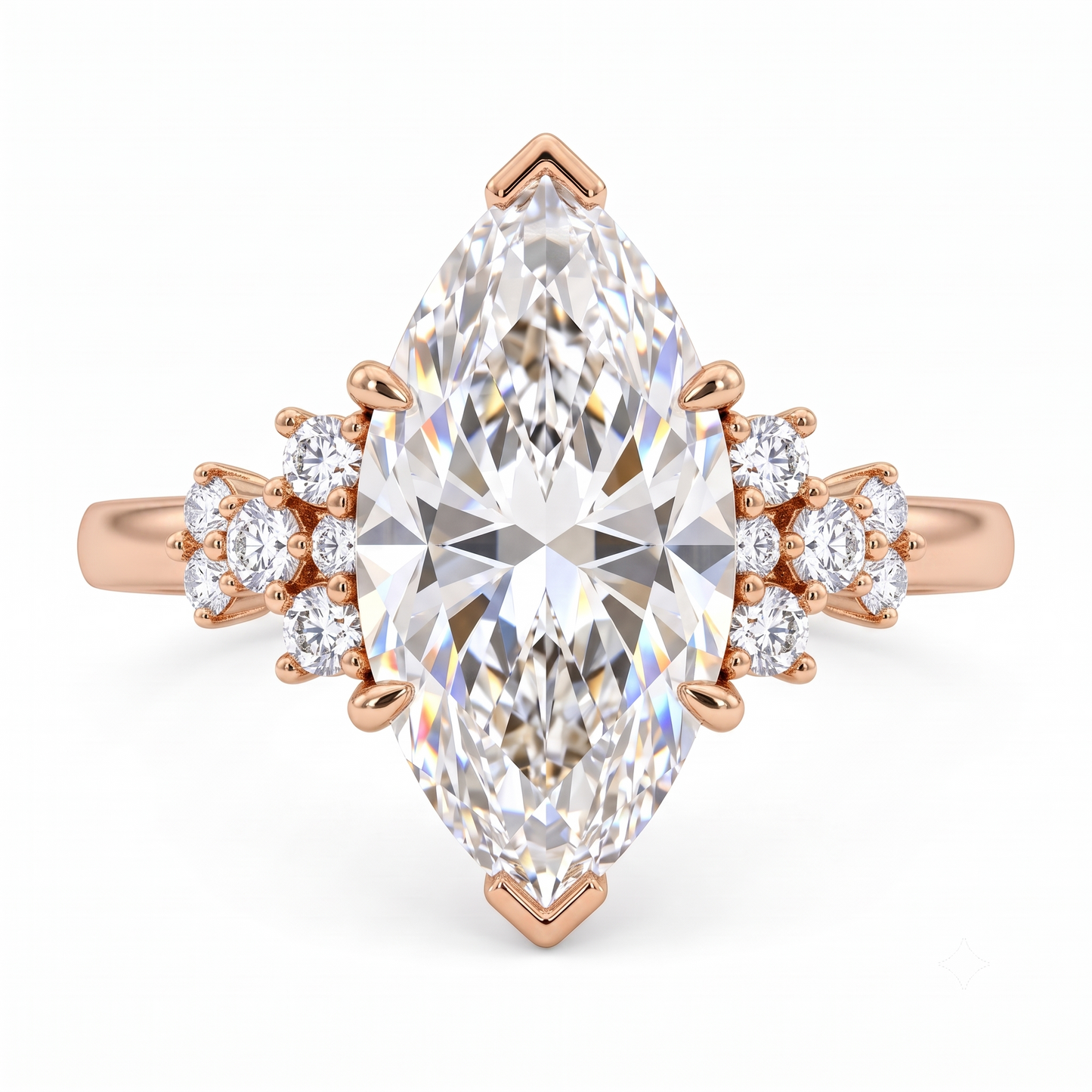 marquise diamond ring engagement​

