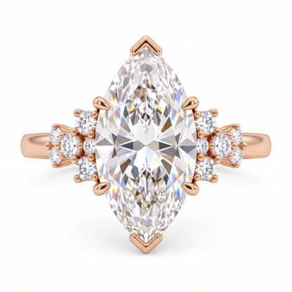 marquise diamond ring engagement​

