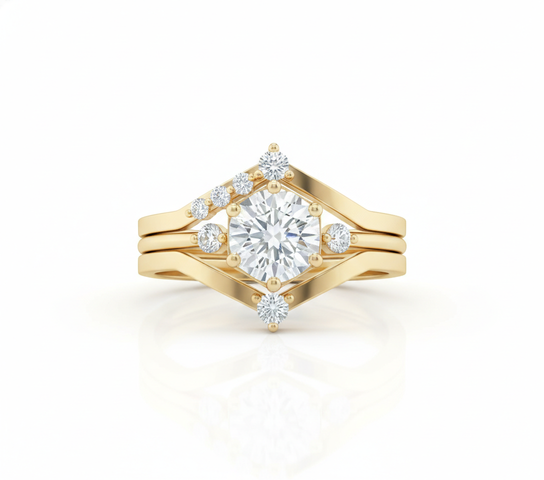 cushion cut lab grown diamond ring​

