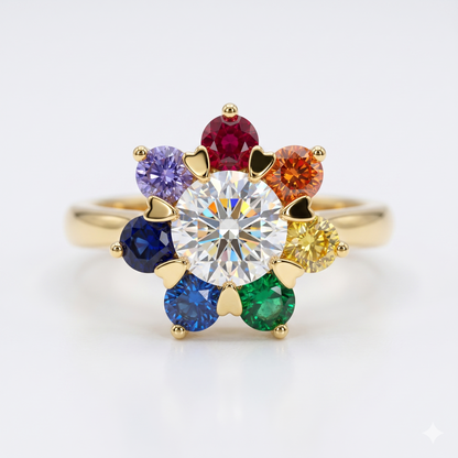 1.50ct Round Cut Lab-Grown Engagement Ring