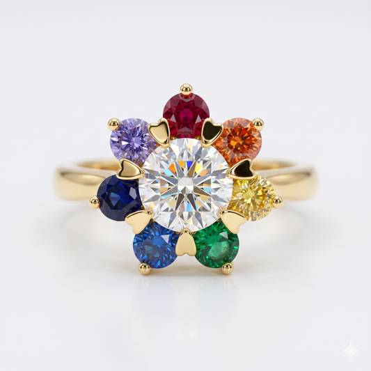 1.50ct Round Cut Lab-Grown Engagement Ring