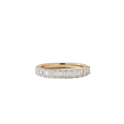 1.50 Ct Emerald Cut Lab-Grown Wedding Band