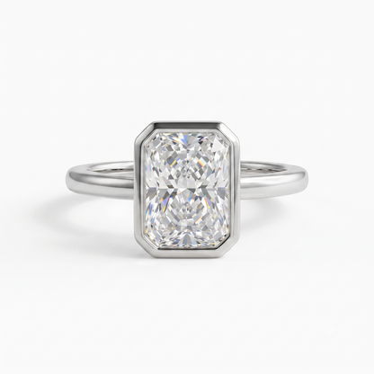 3.00ct Radiant Cut Lab-Grown Solitaire Ring