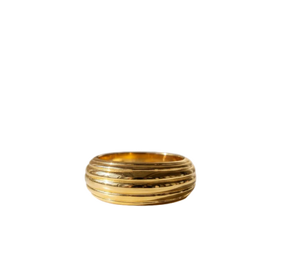 14K Solid Gold Band Ring – Minimalist Gold Wedding Band