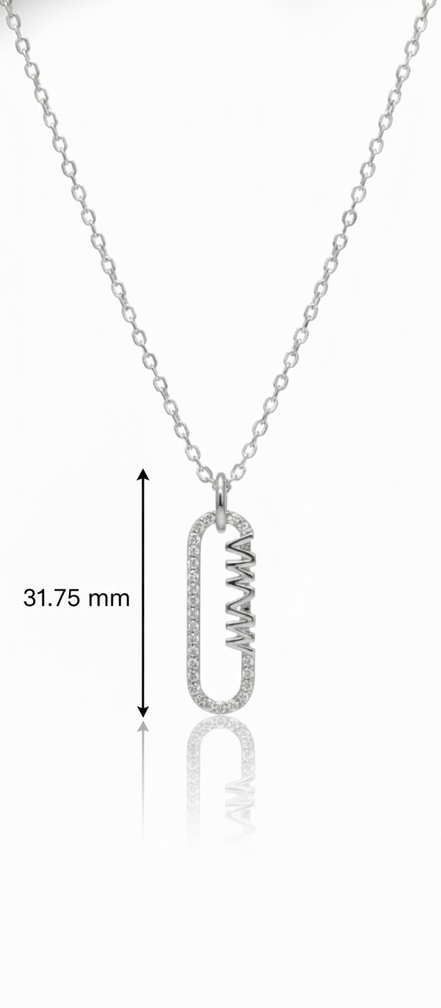 0.100 Ct Mama Lab-Grown Diamond Necklace