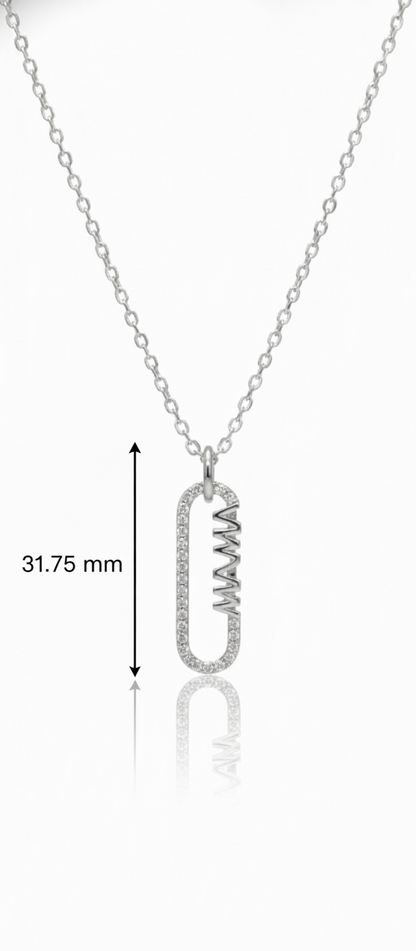 0.100 Ct Mama Lab-Grown Diamond Necklace