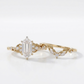 elongated hexagon engagement ring​

