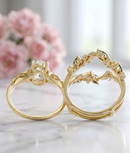 leaf set engagement ring​


