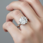 1.90 Ct Hexagon Lab Grown Diamond Engagement Ring