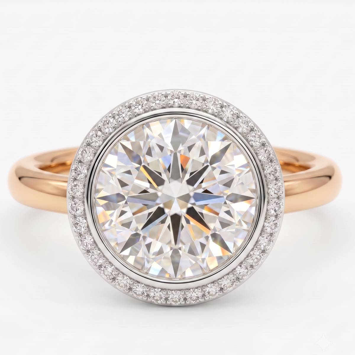 diamond halo ring​

