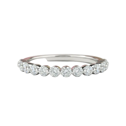 0.390 Ct Lab Grown Diamond Bubble Wedding Band