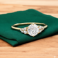 1.14ct Round Cut Lab-Grown Diamond Engagement Ring 14k Yellow Gold