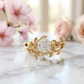 Hexagon Lab Grown Diamond Ring Set