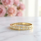 0.13 Ct Lab-Grown Diamond Wedding Band – 14K Gold Ring