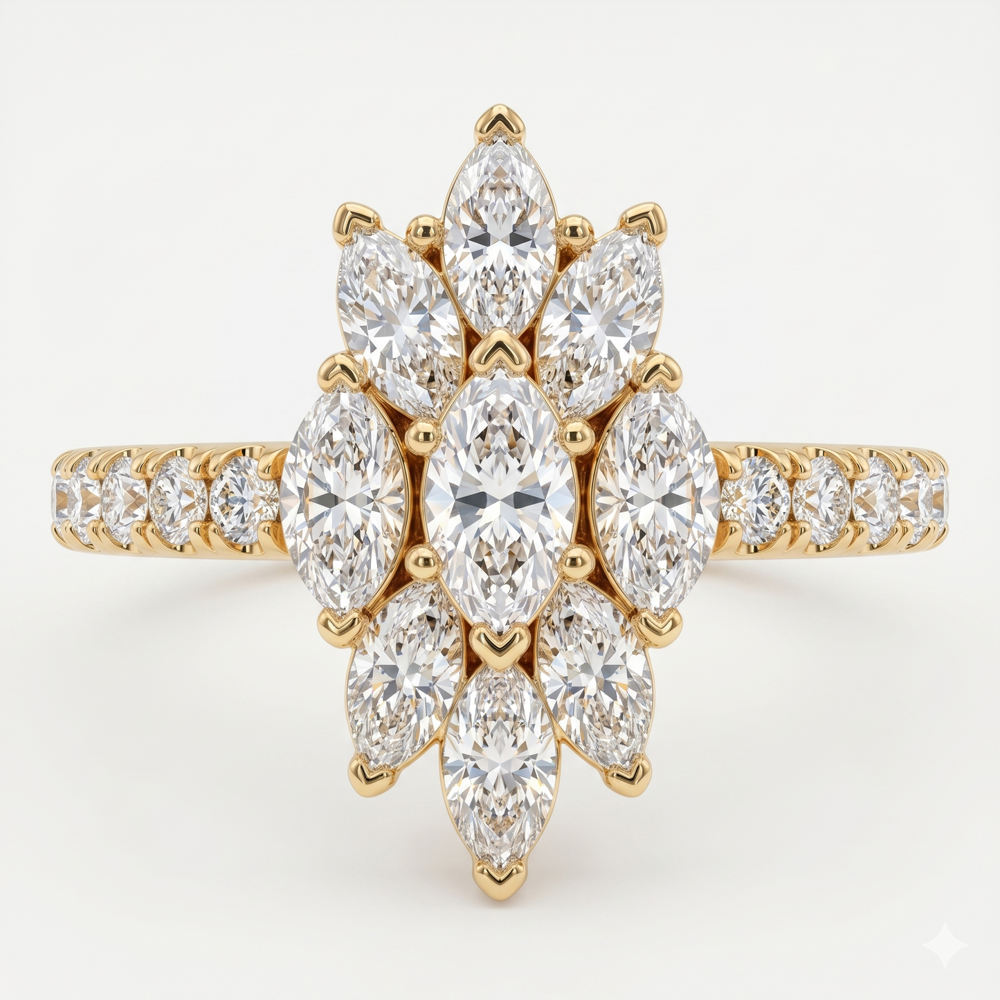 Marquise Diamond Engagement Ring