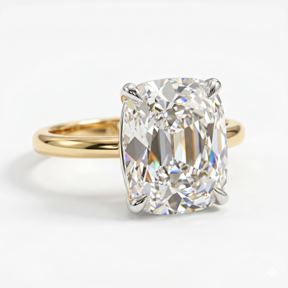 3.46ct Cushion Cut Lab-Grown Engagement Ring