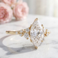 2.16 Ct Marquise Lab Grown Diamond Engagement Ring