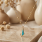 Blue Moon Turquoise Pendant Necklace