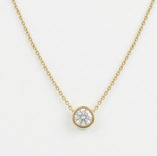 dainty diamond necklace​

