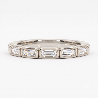 baguette diamond wedding band​

