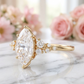 2.16 Ct Marquise Lab Grown Solitaire Engagement Ring