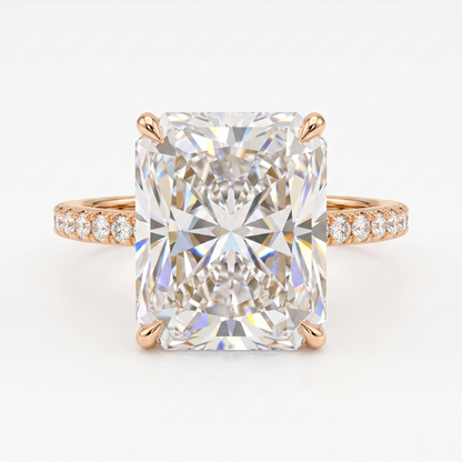 5.00 CT Radiant Cut Solitaire Lab-Grown Engagement Ring