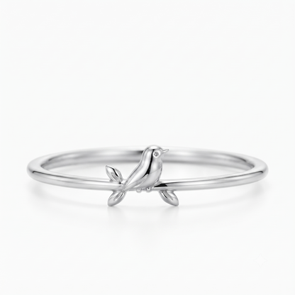gold bird ring​

