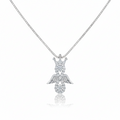diamond infinity pendant