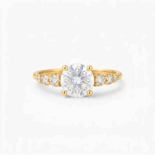 1.00 ct Lab-Grown Diamond Ring | Round & Classic Design