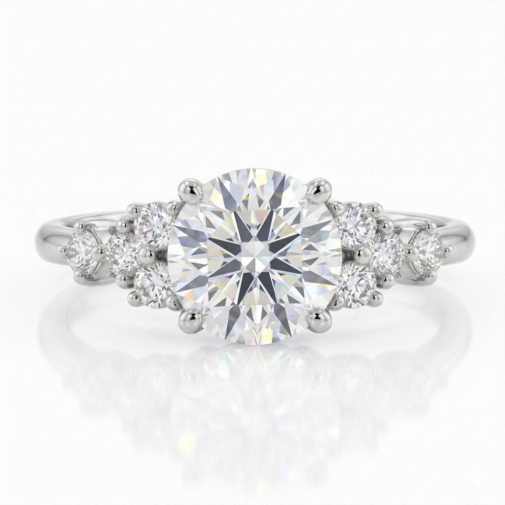 1.18 ct Round Cut Lab Diamond Ring – Ethical Luxury