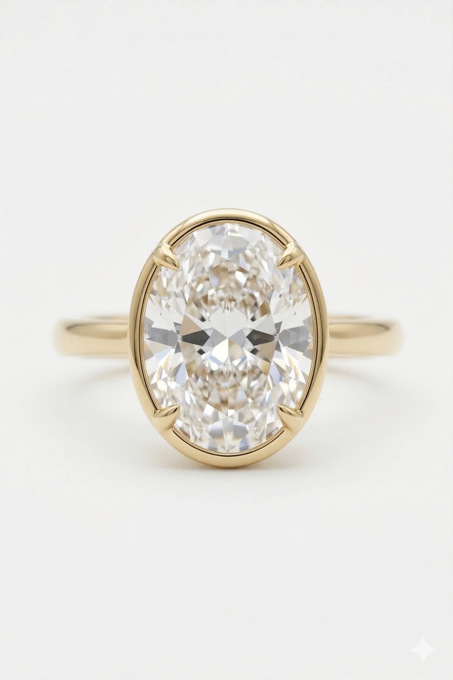 1.50CT Oval Cut Lab-Grown Engagement Ring