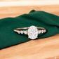 1.660CT Oval Lab Grown Diamond Engagement Ring