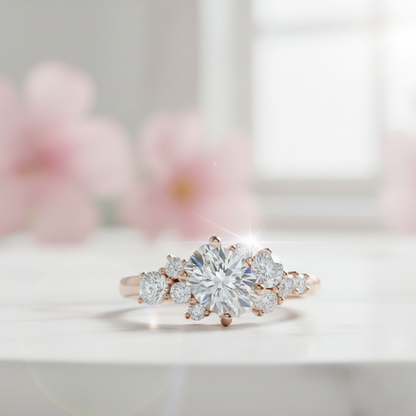 engagement ring oval cut diamond