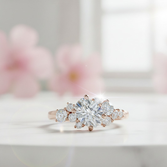 engagement ring oval cut diamond