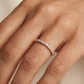 0.22 Ct Lab-Grown Diamond Band Ring – 14K Solid Gold