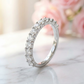 0.375 Ct Lab-Grown Diamond Wedding Band – 14K Eternity Ring