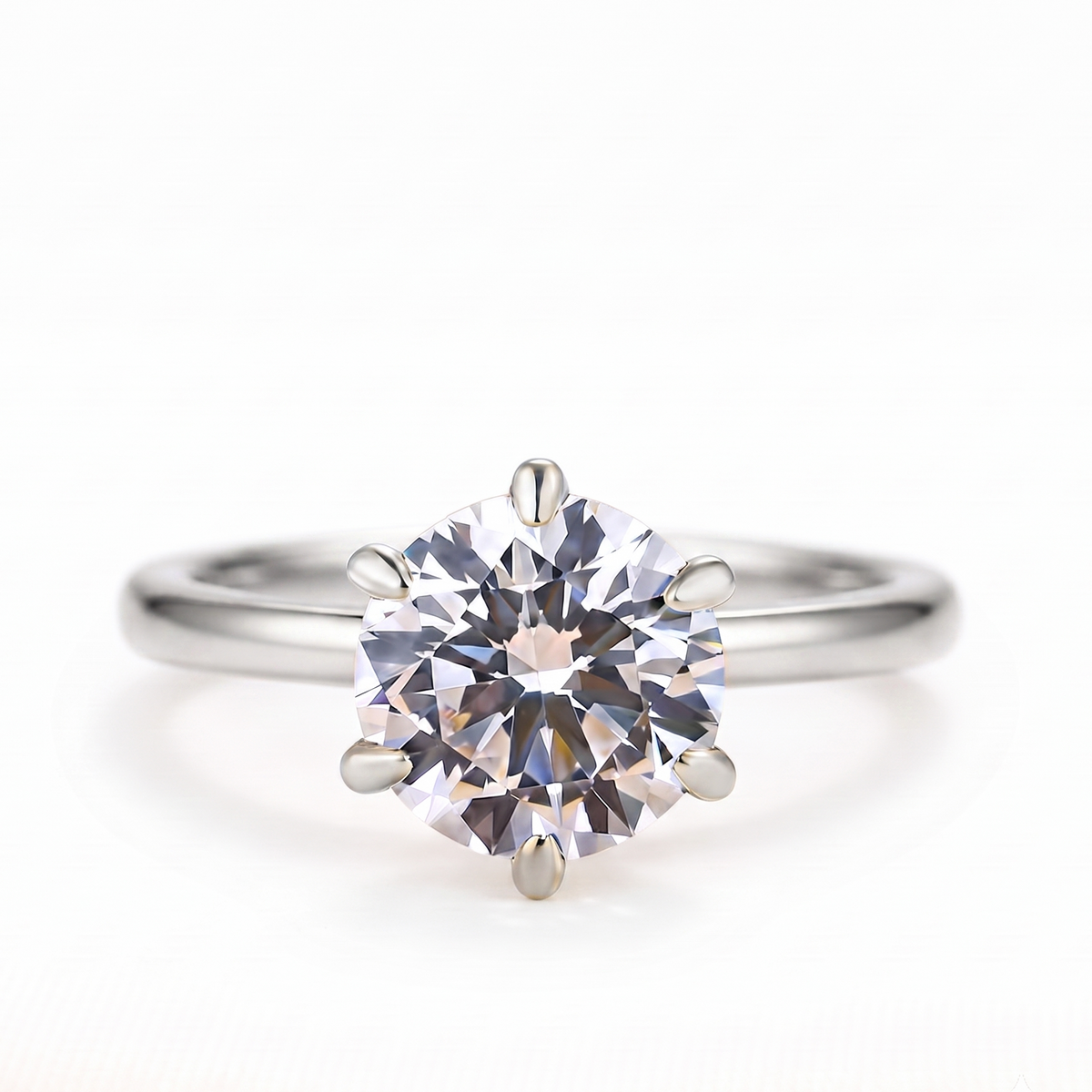 2.00ct Round Cut Solitaire Lab-Grown Engagement Ring