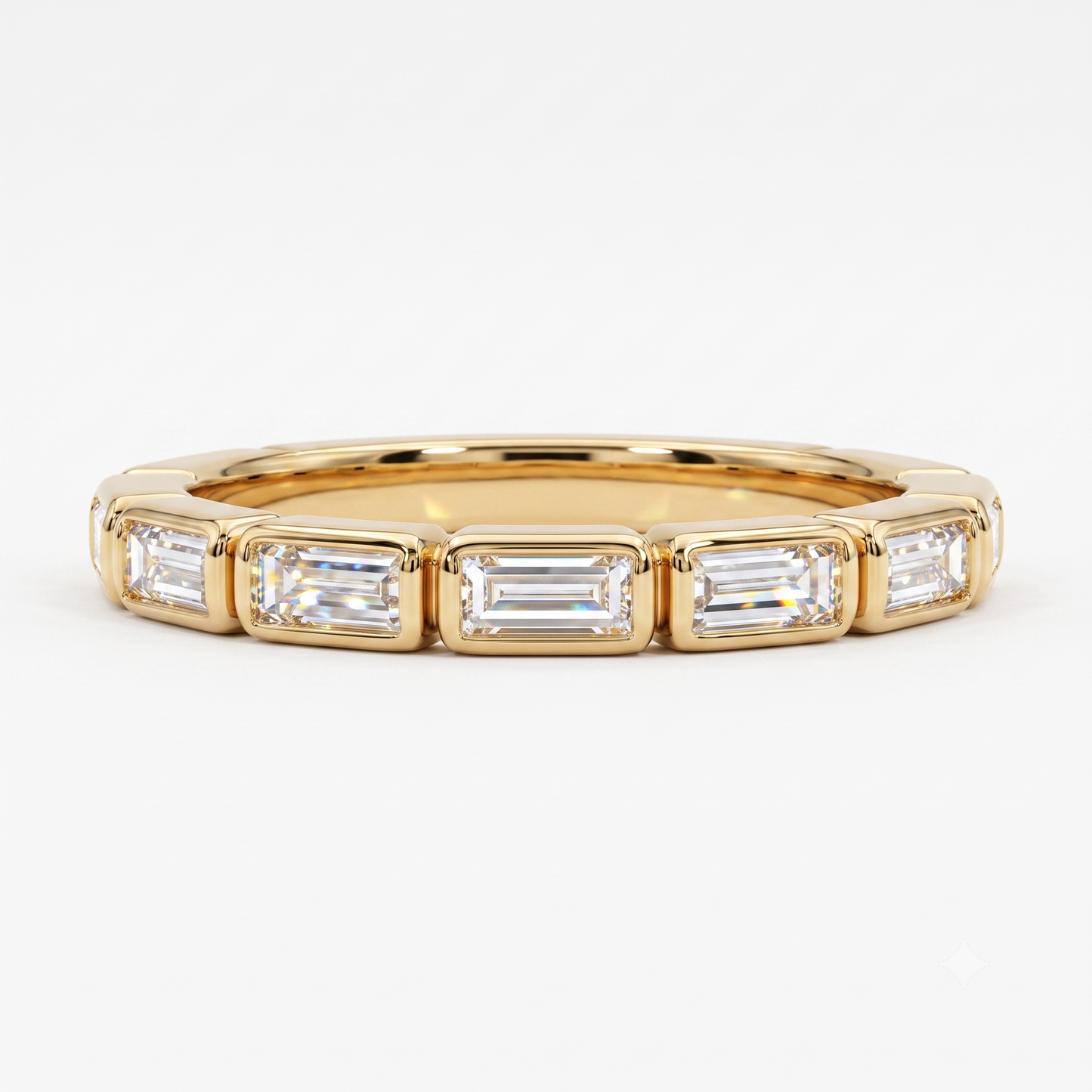 baguette and diamond band​

