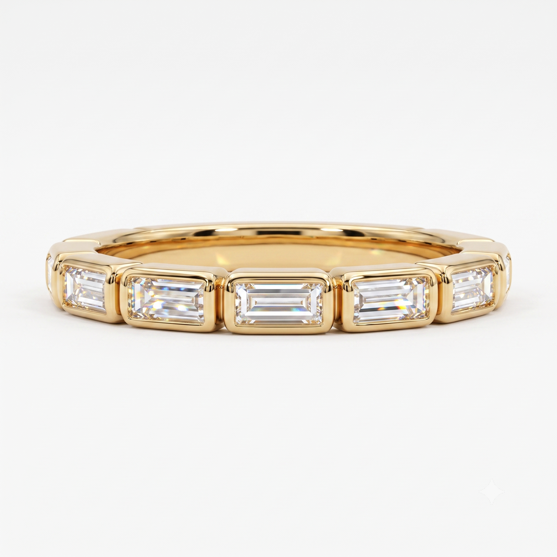 baguette and diamond band​

