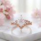 1.69 Ct Kite Cut Lab Grown Diamond Engagement Ring Set