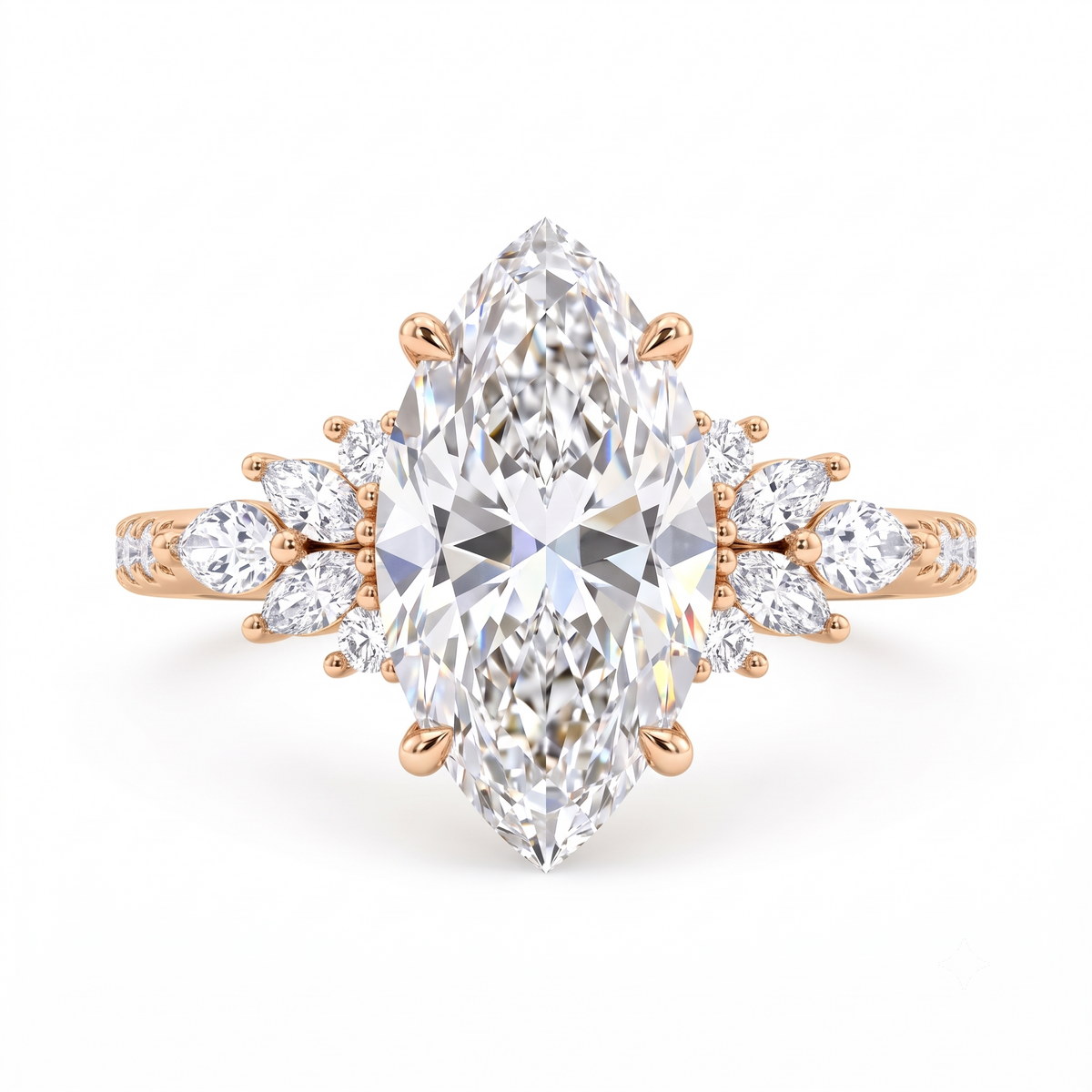 marquise diamond ring engagement​

