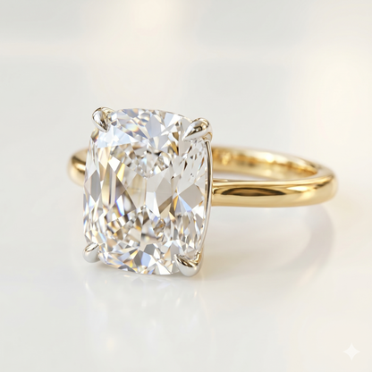 3.46ct Cushion Cut Lab-Grown Engagement Ring