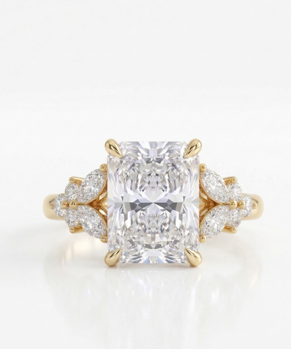 2.50 Ct Radiant Cut Lab-Grown Diamond Engagement Ring
