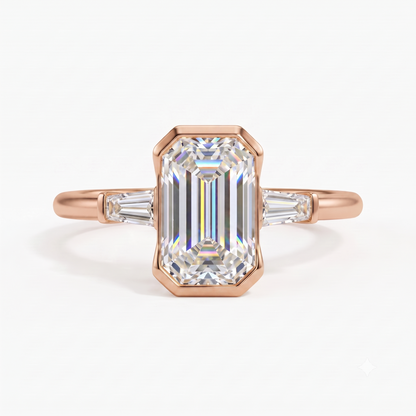 2.40 CT Emerald Cut Ring